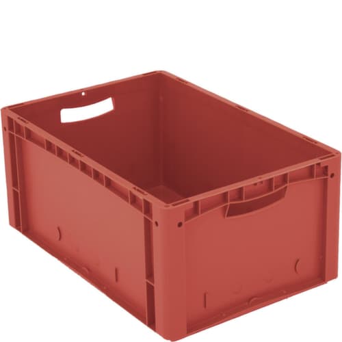Bac gerbable norme Europe Ergonomic, rouge, capacité 51 l