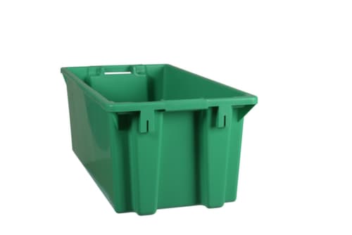 Bac gerbable emboîtable, vert, capacité 70 l