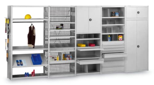 hofe Porte battante pour rayonnage sans boulons, hauteur x largeur 2500 x 1300 mm