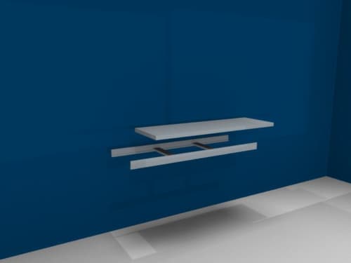 hofe Tablette pour rayonnage grande largeur, largeur x profondeur 1500 x 500 mm