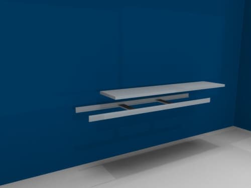 hofe Tablette pour rayonnage grande largeur, largeur x profondeur 2250 x 500 mm