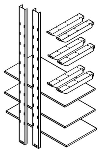 Säbu Rayonnage de stockage pour conteneur