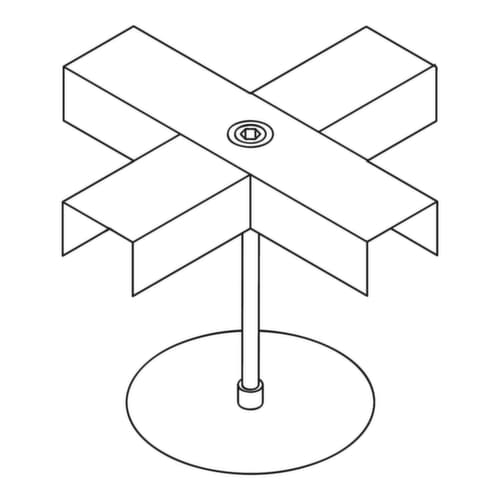 Connecteur transversal pour plancher plat