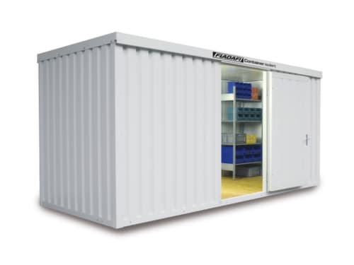 Säbu Conteneur de stockage isolé avec sol livré monté