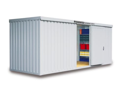 Säbu Conteneur de stockage isolé avec sol livré monté