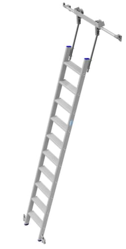 Échelle pour rayonnages roulants