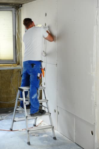 Krause Escabeau universel Dopplo, 2 x 4 marche(s) en tôle striée
