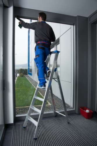 Krause Escabeau STABILO® Professional, 5 marche(s) en tôle striée