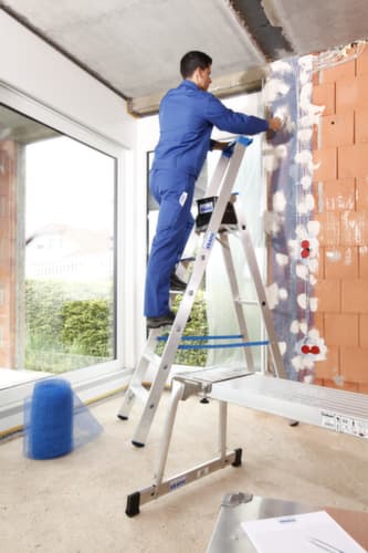 Krause Escabeau STABILO® Professional, 6 marche(s) en tôle striée