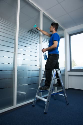 Krause Échelle pliante STABILO® Professional, 2 x 4 marche(s) en tôle striée