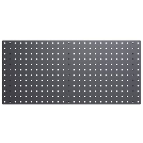 bott Plaque perforée, hauteur x largeur 457 x 991 mm, RAL7016 gris anthracite