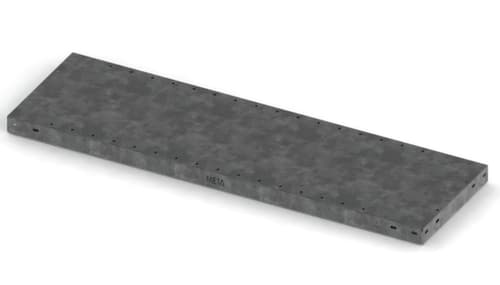 META Tablette pour rayonnage de stockage, largeur x profondeur 1000 x 500 mm, avec revêtement en zinc anti-corrosion