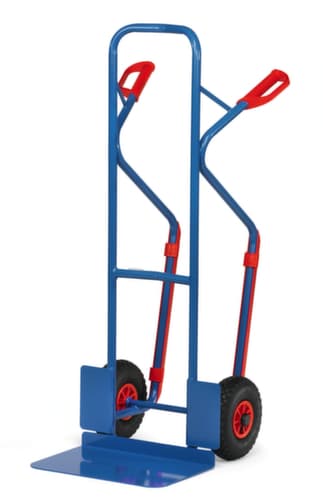 fetra diable à patins avec pelle extra-large, force 300 kg, air bandage
