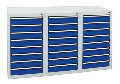 stumpf Armoire à tiroirs ST 410, 24 tiroir(s), RAL7035 gris clair/RAL5010 bleu gentiane
