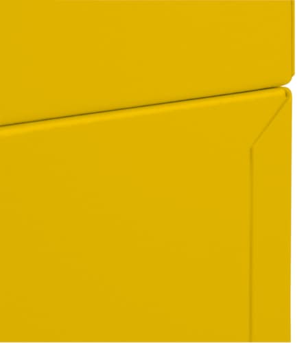 stumpf Conteneur de tri sélectif coupe-feu, 65 l, RAL1003 jaune de sécurité