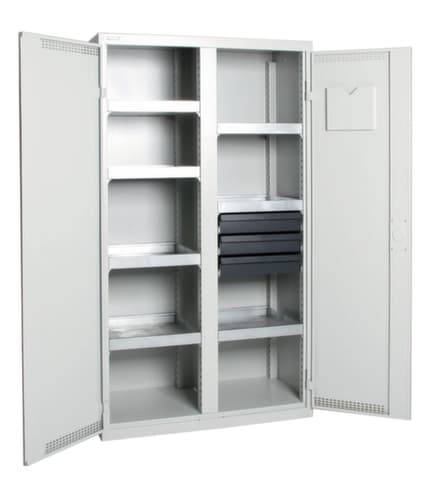 stumpf Armoire de protection de l'environnement en tôle d'acier, hauteur x largeur x profondeur 1800 x 1000 x 500 mm