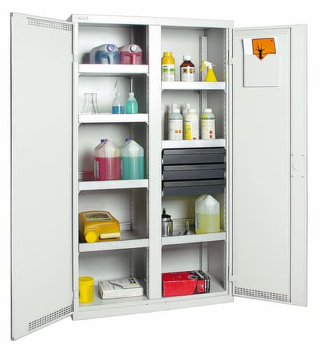 stumpf Armoire de protection de l'environnement en tôle d'acier, hauteur x largeur x profondeur 1800 x 1000 x 500 mm