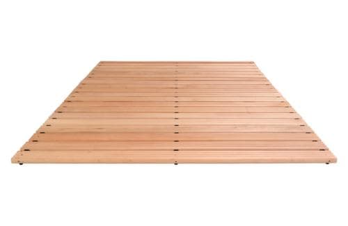 Miltex Le caillebotis en bois Yoga Holzrost au mètre, largeur 1500 mm