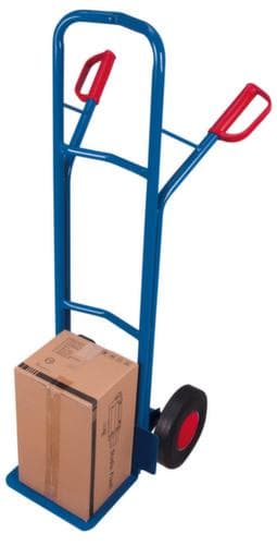 VARIOfit Diable pour caisses, force 250 kg, caoutchouc plein bandage