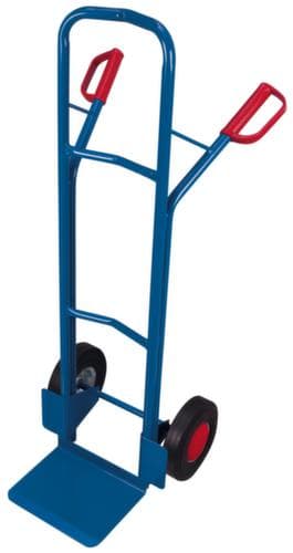VARIOfit Diable pour caisses, force 250 kg, caoutchouc plein bandage