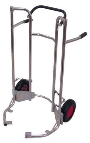 VARIOfit Diable à pneus, avec revêtement en zinc anti-corrosion, bandage air