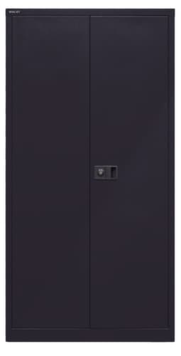 Bisley Armoire de classement, 4 hauteurs des classeurs, noir/noir
