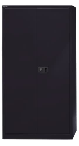 Bisley Armoire de classement, 4 hauteurs des classeurs, noir/noir