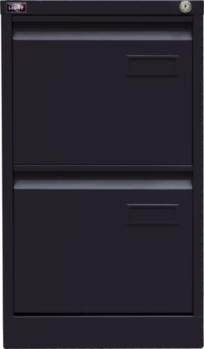 Bisley Armoire pour dossiers suspendus Light, 2 extensions, noir/noir