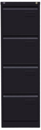 Bisley Armoire pour dossiers suspendus Light, 4 extensions, noir/noir
