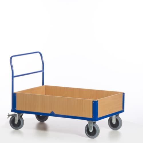 Rollcart Chariot à ridelles, force 600 kg, plateau longueur x largeur 1200 x 770 mm
