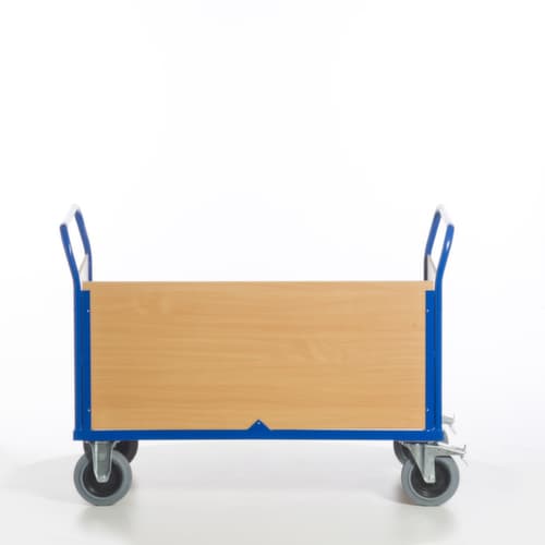 Rollcart Chariot à trois ridelles, force 600 kg, plateau longueur x largeur 1200 x 780 mm