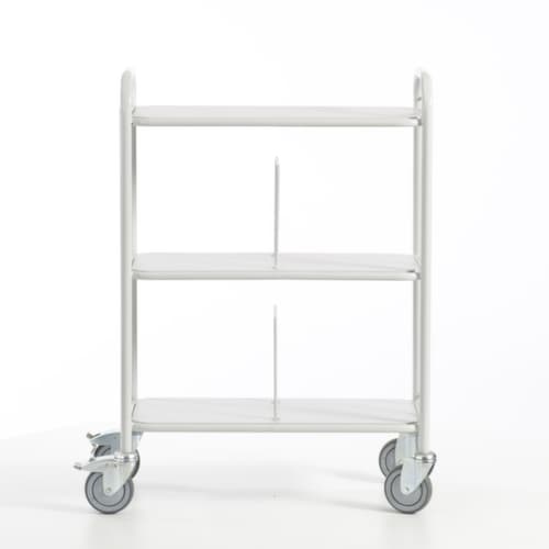 Rollcart Chariot de bureau, force 150 kg, 3 plateaux