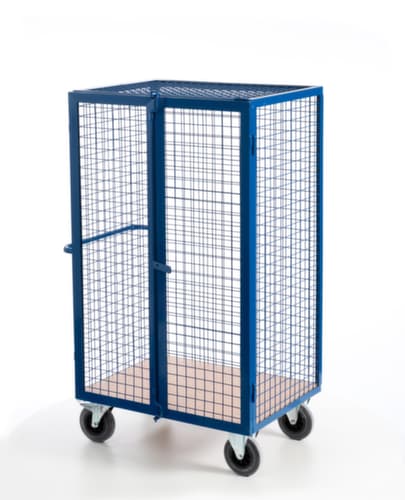 Rollcart Chariot-armoire avec parois grillagées