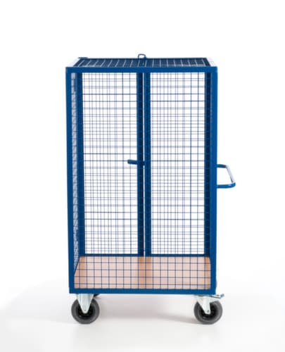 Rollcart Chariot-armoire avec parois grillagées