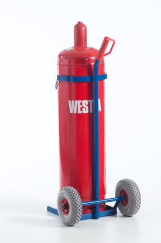 Rollcart Chariot à bouteilles, pour 1 x 33 kg de gaz de propane bouteille, bandage air