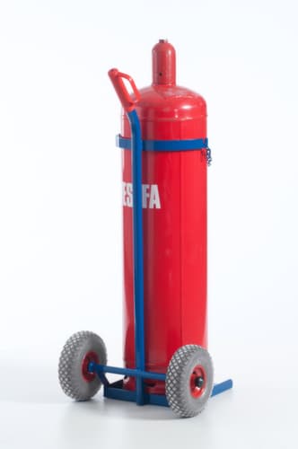 Rollcart Chariot à bouteilles, pour 1 x 33 kg de gaz de propane bouteille, bandage air