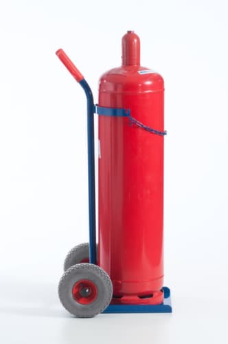 Rollcart Chariot à bouteilles, pour 1 x 33 kg de gaz de propane bouteille, bandage air