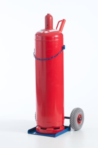 Rollcart Chariot à bouteilles, pour 1 x 33 kg de gaz de propane bouteille, bandage air