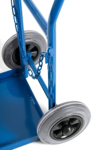 Rollcart Chariot à bouteilles, pour 1 x 11 kg de gaz de propane bouteille, bandage caoutchouc plein