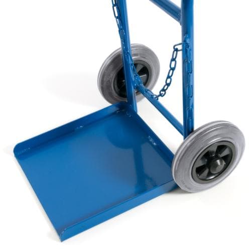 Rollcart Chariot à bouteilles, pour 1 x 11 kg de gaz de propane bouteille, bandage caoutchouc plein