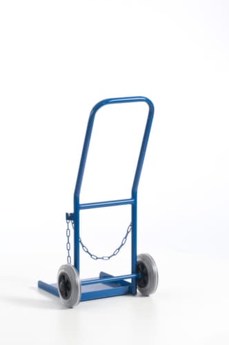 Rollcart Chariot à bouteilles, pour 1 x 11 kg de gaz de propane bouteille, bandage caoutchouc plein