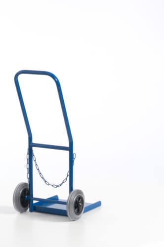 Rollcart Chariot à bouteilles, pour 1 x 11 kg de gaz de propane bouteille, bandage caoutchouc plein