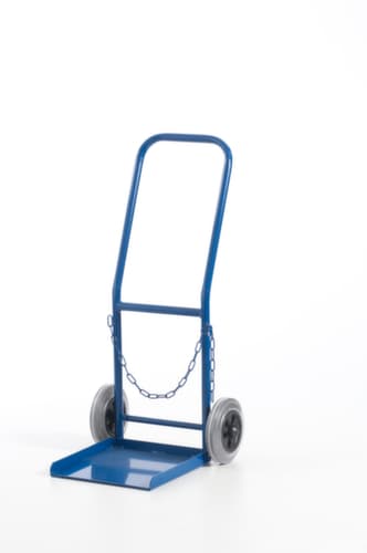 Rollcart Chariot à bouteilles, pour 1 x 11 kg de gaz de propane bouteille, bandage caoutchouc plein