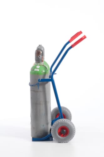 Rollcart Chariot à bouteilles, pour 2x20 l bouteille, bandage air