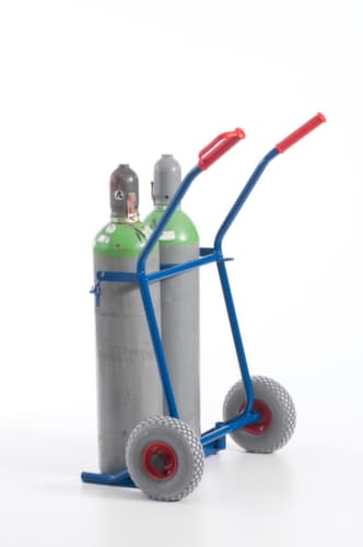 Rollcart Chariot à bouteilles, pour 2x20 l bouteille, bandage air