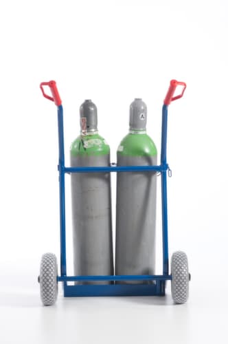 Rollcart Chariot à bouteilles, pour 2x20 l bouteille, bandage air