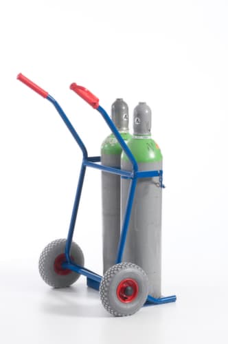 Rollcart Chariot à bouteilles, pour 2x20 l bouteille, bandage air