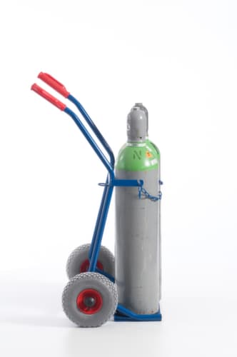 Rollcart Chariot à bouteilles, pour 2x20 l bouteille, bandage air