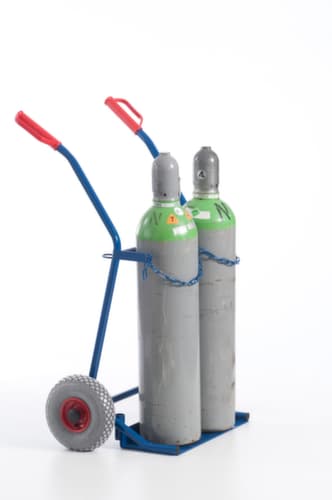 Rollcart Chariot à bouteilles, pour 2x20 l bouteille, bandage air