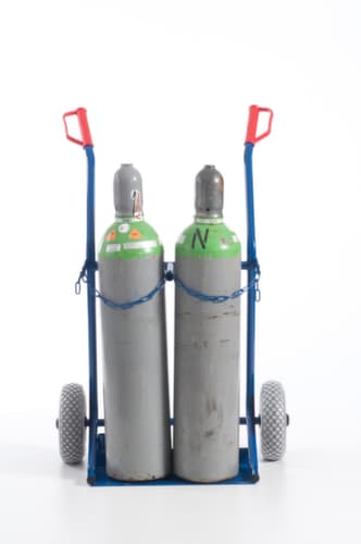 Rollcart Chariot à bouteilles, pour 2x20 l bouteille, bandage air